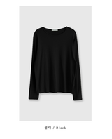 Take Modal Round Long Sleeve T-shirt / 4 colors