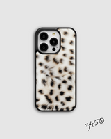 SNOW LEOPARD Epoxy Bumper Case / TREEFORFIVE345