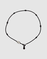 ドットカラムネックレス (black)