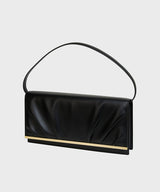 GATHERED BAG BLACK