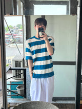 Daily linen ice banding wide pants
