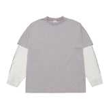 24FW DOUBLE LAYER WAFFLE LONG SLEEVE GREY
