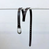 ヴィンテージ カーブ バックル レザー ベルト