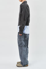 Cracker Dyeing Cargo Pants (2color)