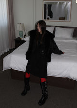 HOLIDAY HOOD FUR JACKET