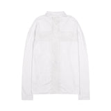 BACK CROSS OVER FIT COLLAR TEE (WHITE) F25ZB021