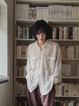 Orz Crochet Over Shirt