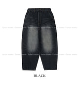 Dean Tiger Balloon Denim Pants