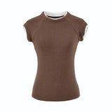 Mina Layered Trim Tee