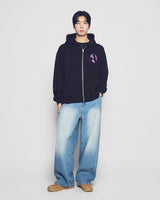 25FW A シンボルサークルナッピングフーディージップアップ