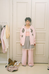 POPPY TWEED PANTS (PINK)