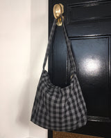Danko チェック柄コットンクロスショルダーバッグ