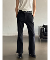 [4SEASON] Black boots cut pants