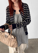 [MADE] Phoneradi Striped Knit Cardigan