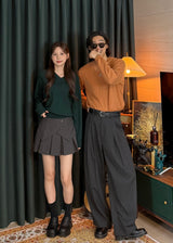 Men's カシミアウォッシャブルラウンドニット 20COLOR