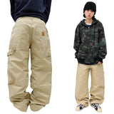 Semi-Wide Patch Carpenter Pants