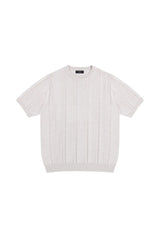 リネンブレンドニットTシャツ