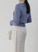 More Soft Wool V-Neck Cardigan