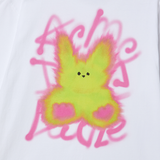 25SS ブラーラビット半袖Tシャツ ホワイト