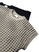 Mesh Net Knitted Vest 2C