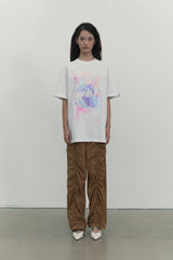 チェリーブラーグラフィックTシャツ[ホワイト]