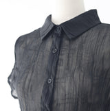 Picon See-Through Wrinkle Shirt