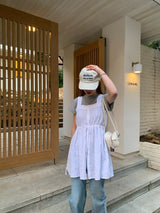 Mini Sleeveless Dress (Ivory)