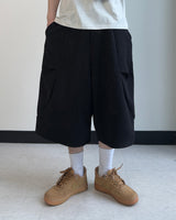 FLIN SIDE PLEAT BERMUDA SWIM PANTS