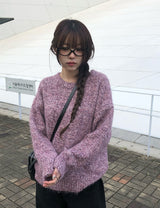 Earls Bokashi Round Thick Loose Fit Knit