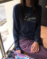 [ORIGINAL]ペーパー レタリング ロングスリーブTシャツ