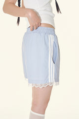 Choa レース トラックショーツ