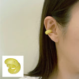 ユニセックス CHUNKY イヤーカフ｜ピアス穴不要・軽量・ミニマルデザイン Unisex Bold Couple Ear cuff
