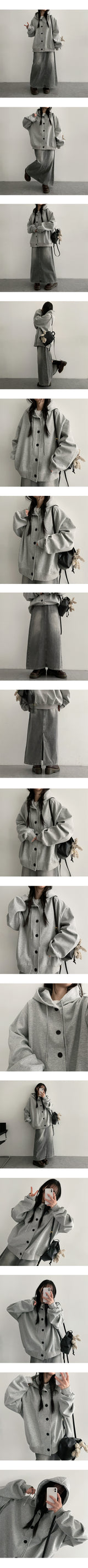 [High quality!] Lofe washing denim long skirt