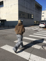 No.1507 camo&fur reversible bomber JK