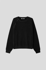 ORダイアゴナル ジッパー ラウンド ニット(3C)