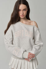 25ソフトラインスウェットシャツ Gray