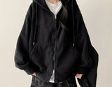 Ronff Embroidery Fleece To Way Hooded Zip-Up