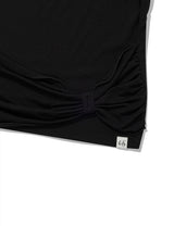 RIBBON SLEEVELESS(BLACK)