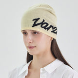 New Wave Varzar Jacquard Beanie Light Yellow
