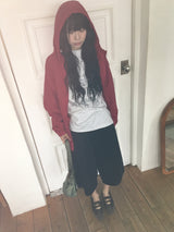 [unisex] ハチ ボーイフィット バミューダ デニムパンツ