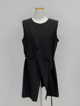 Raschel Nylon Slit Long Vest