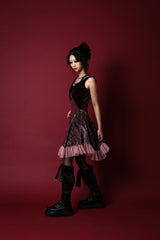 MIDNIGHT AFTER PARTY DRESS #WINE