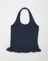 Shu Dot Frill Halterneck Sleeveless (2color)