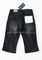 Capri Half-Length Slim Fit Denim Pants