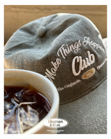 MAKE HAPPEN CLUB PIGMENT BALL CAP / CHARCOAL