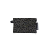 Simple Card wallet _Leopard Dark