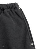 オーバーサイズヒップホップワイドフィットキュービックショートパンツ_チャコール