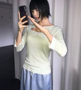 テンセルレイヤード 3/4 Ｔ
