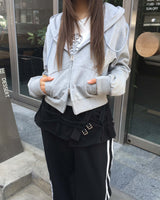 Powder crop hood jumper