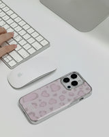 【MADE】 (silver.ver) Leopard knit epoxy case